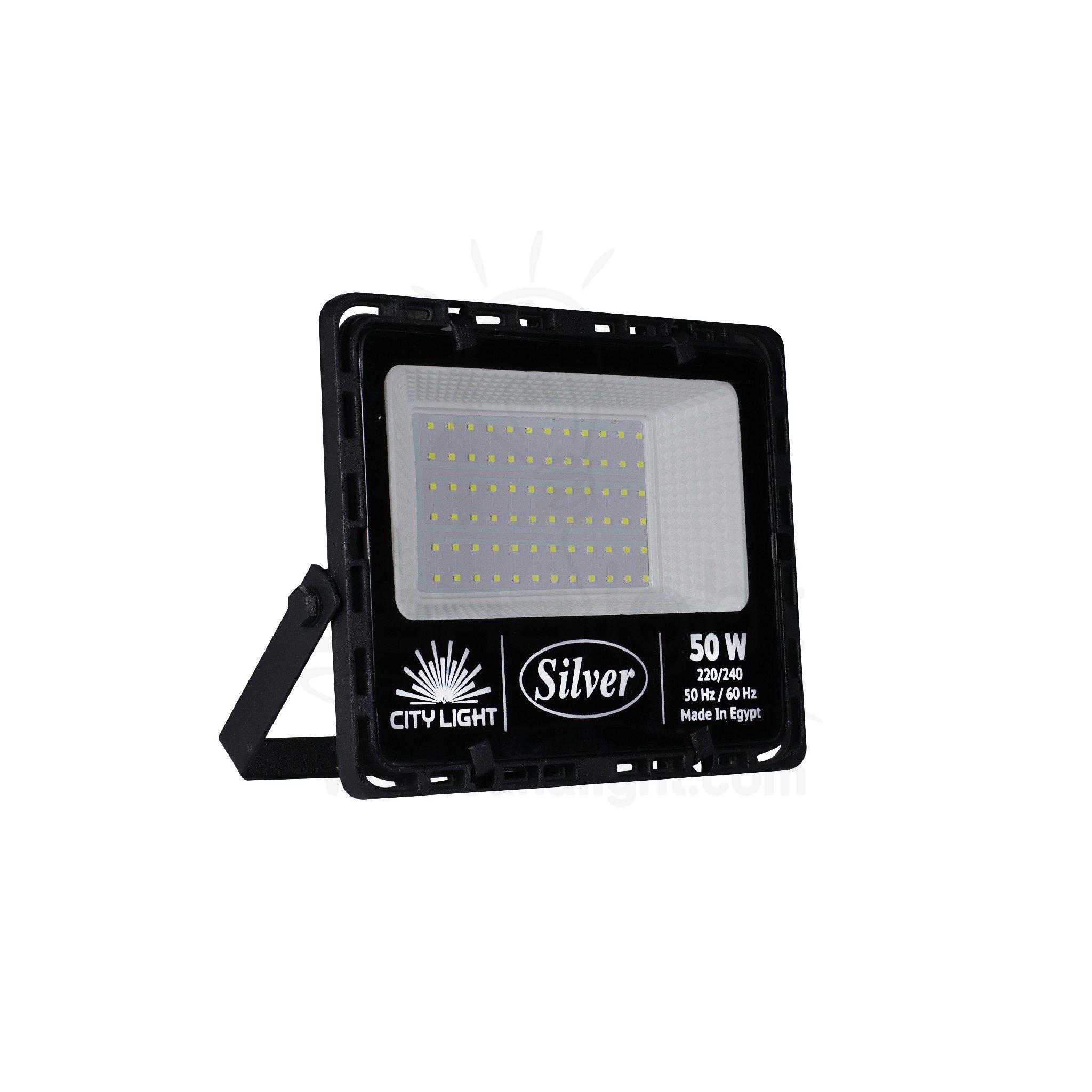 كشاف فلود لايت ليد خارج 50 وات Smd ابيض Outside White 50 Watt Flood Light